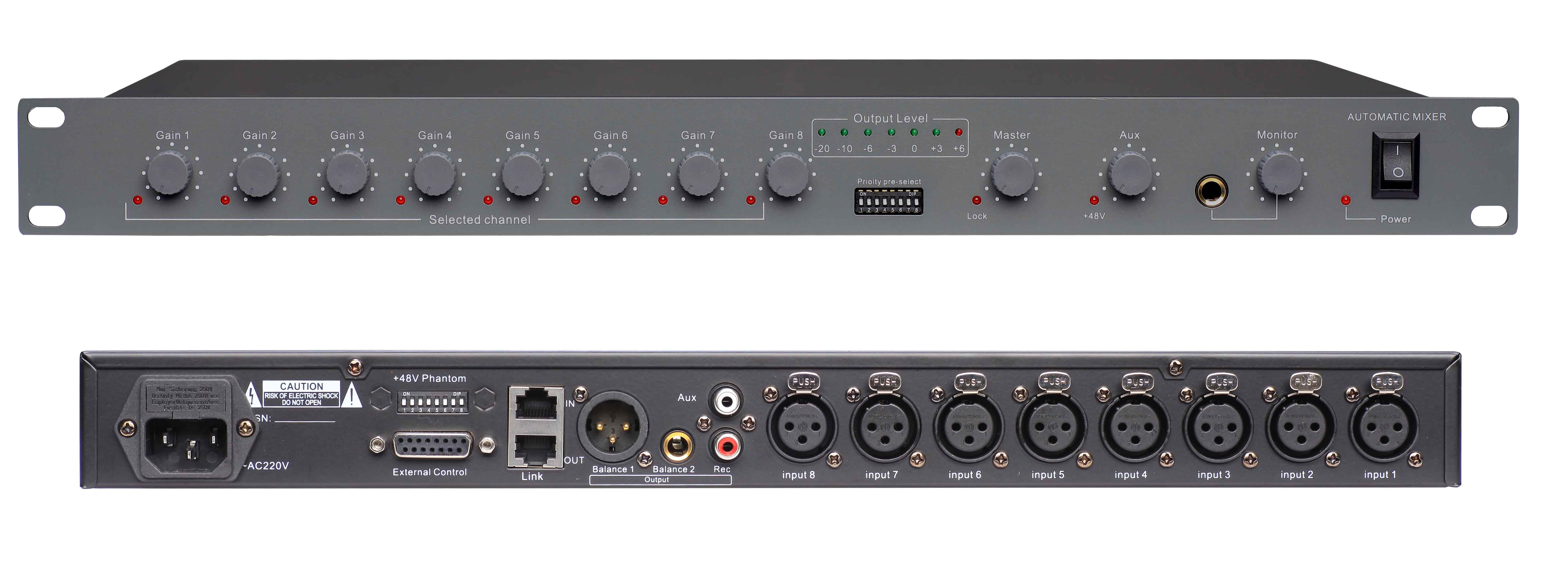 8路智能会议混音器