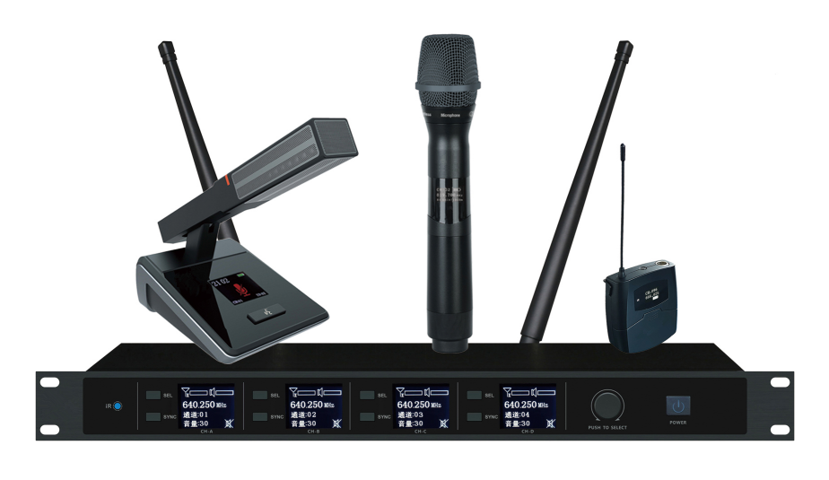 一拖四无线麦克风