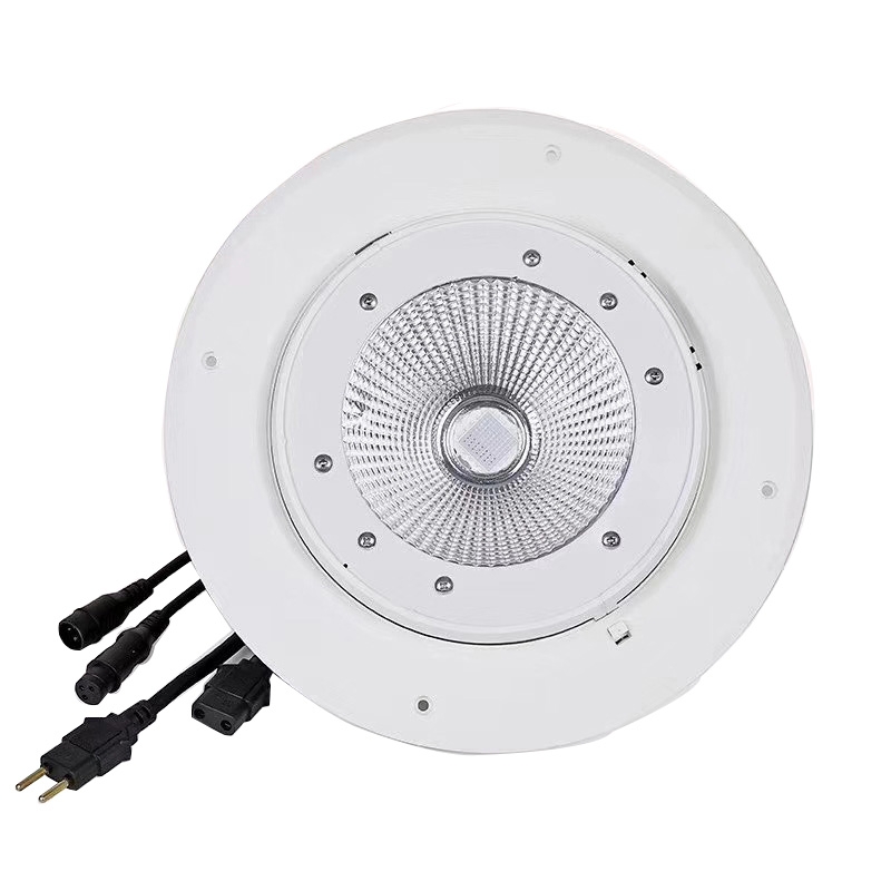 嵌入式可调角度双色COB面光灯